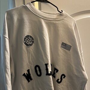 Darc Sport White Crewneck Sweater